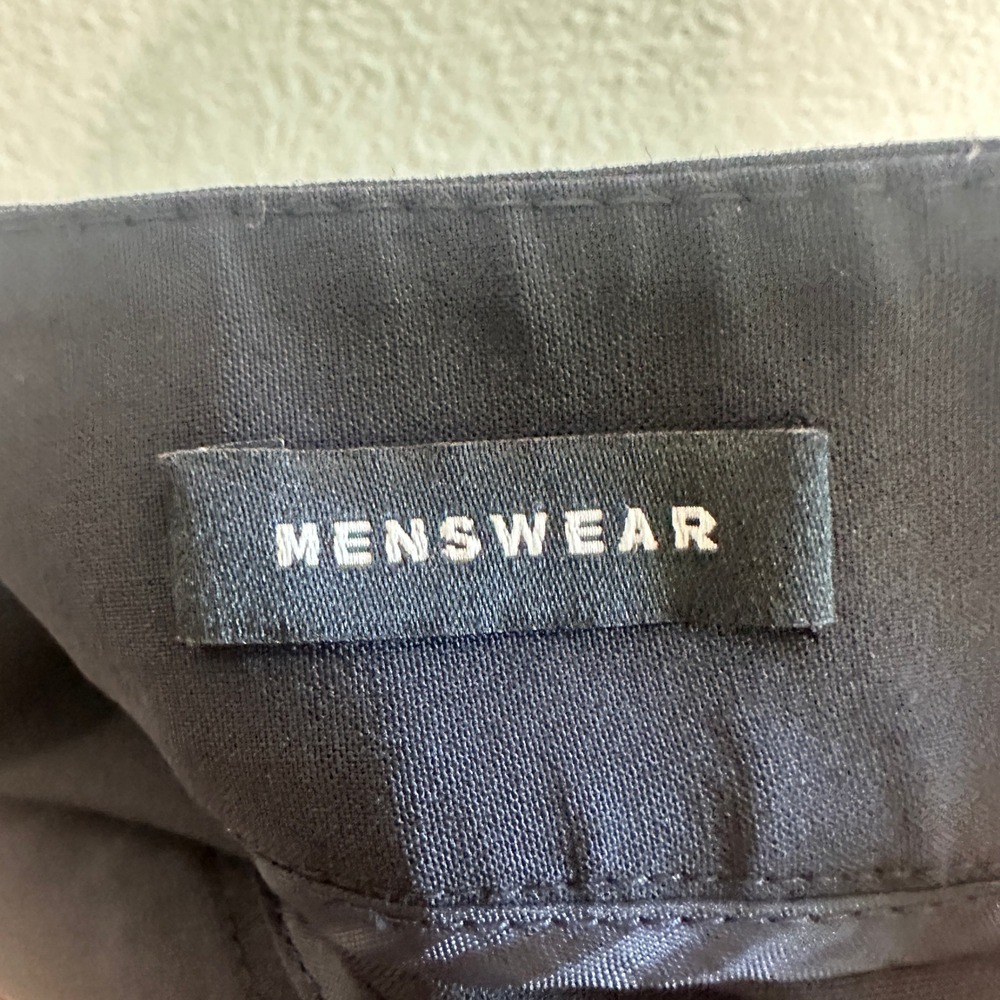 Lafayette148 New York Women's Menswear Stretch Wool Pants Navy Trousers Size 6 - Picture 9 of 9